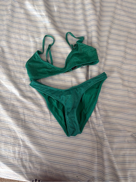 triangl swimwear Other - Triangl Shimmery Green Bikini Set